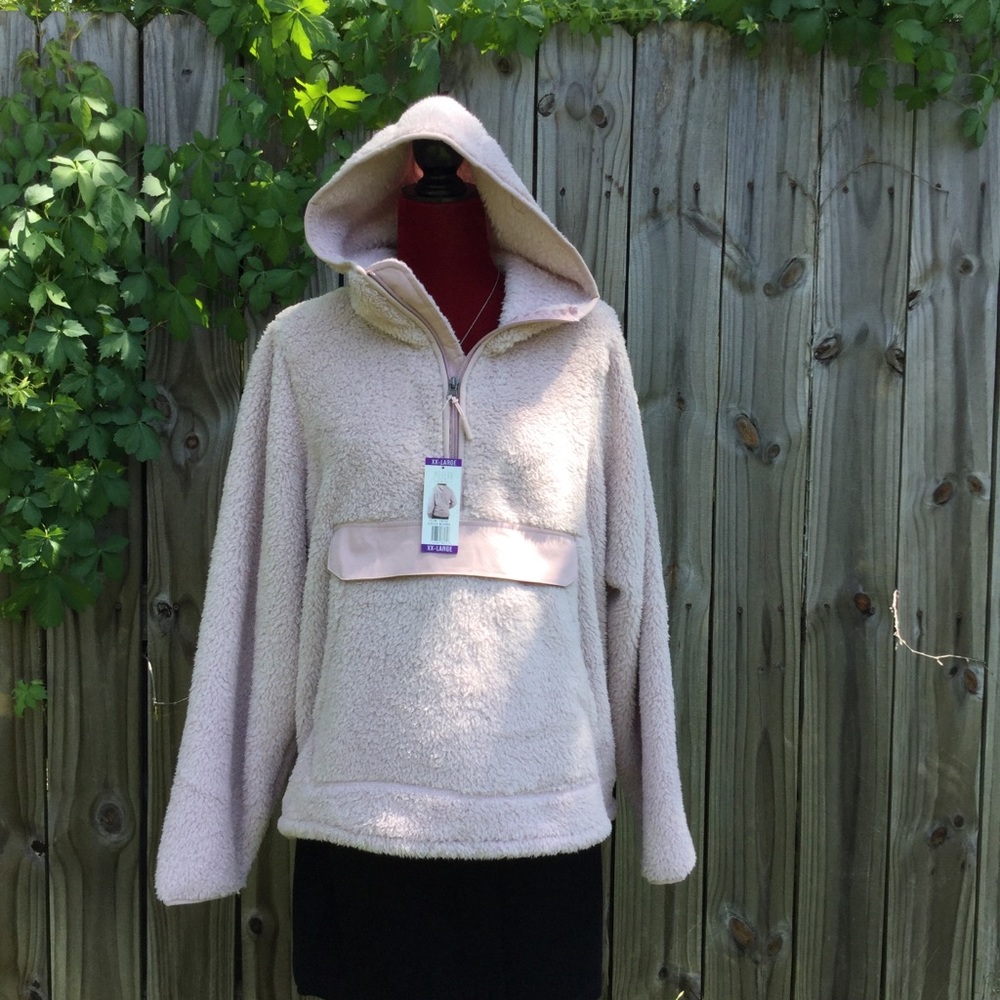 Blush Pink, Cozy Sherpa Hoodie 💖🌸💖